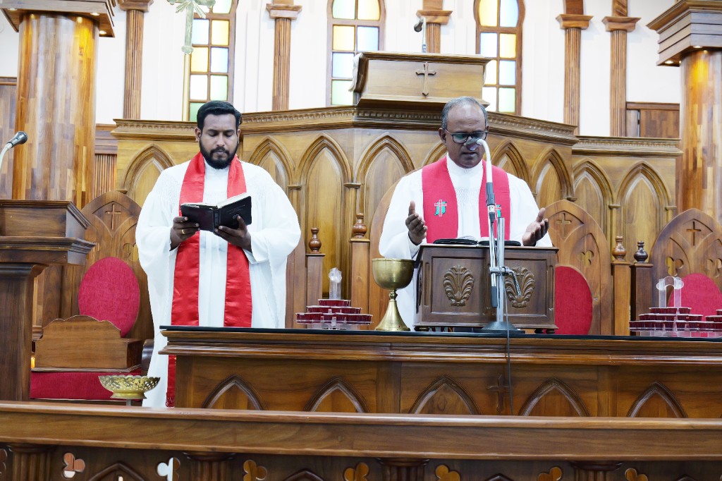Presbyters leading liturgy and prayer